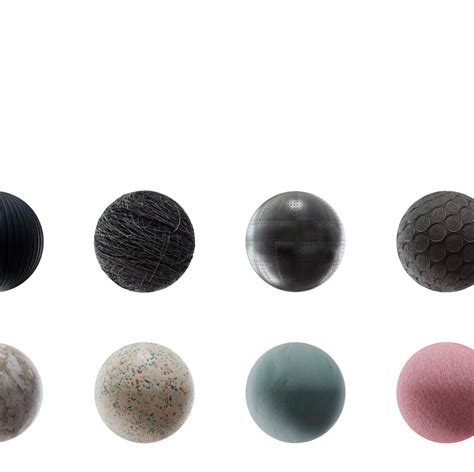 Comparaison visuelle des panneaux de matériaux dans C4D et D5 Render