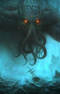 Exemple de créature marine horrifique inspirée par le projet 