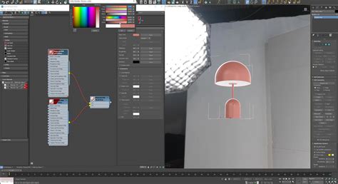 Capture d'écran de l'interface de 3ds Max mettant en évidence la sélection de shaders.