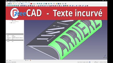 Illustration montrant comment appliquer du texte sur une surface courbe à l'aide d'outils de déformation.