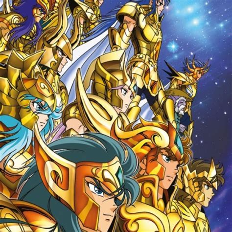 Illustration des 12 Chevaliers d'Or de Saint Seiya