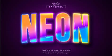 Illustration d'un texte avec un effet néon lumineux sur fond noir.