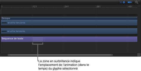 Fenêtre d'index de la timeline affichant des erreurs de chevauchement de sous-titres