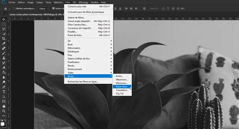 Interface du filtre Netteté intelligente dans Photoshop CS6