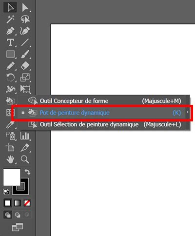 Illustration de l'outil Remplissage (Pot de peinture) dans GIMP
