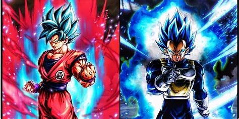 Illustration représentant Goku et Vegeta en Super Saiyan dans un style pixelisé rappelant Minecraft.
