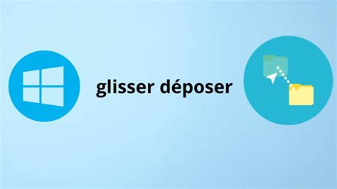 illustration montrant l'option glisser-déposer dans un logiciel de gestion de photos