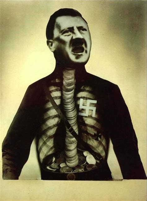 Photomontage politique de John Heartfield dénonçant le nazisme