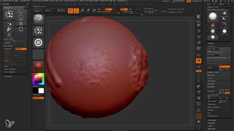 Palette des pinceaux dans ZBrush