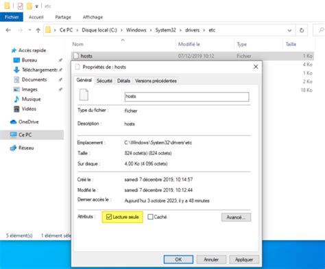 Schéma illustrant le processus de blocage des serveurs Adobe via le fichier hosts