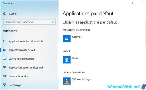 Schéma expliquant comment définir PhotoFiltre comme programme par défaut pour ouvrir les fichiers images.