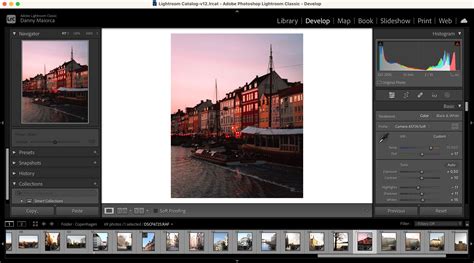 Capture d'écran du Navigateur de profils dans Lightroom Classic montrant les LUT importées