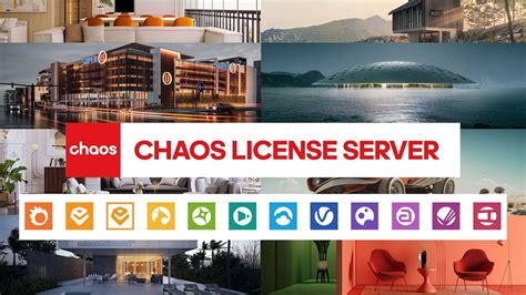 Illustration de l'interface du Chaos License Server avec un aperçu des licences actives.
