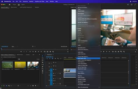 Interface utilisateur d'Adobe Premiere Pro CS6 mettant en avant les panneaux de projet et de moniteur.