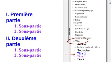 Exemple de personnalisation des sous-titres dans le panneau 