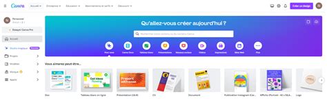 Interface de Canva avec des modèles de cartes de Noël et des options de personnalisation.