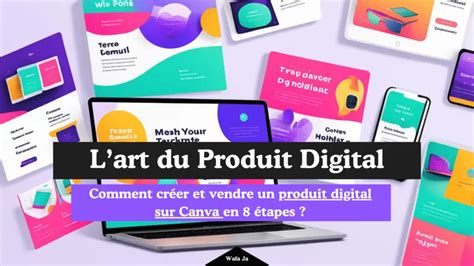 Exemples de produits imprimés vendus via Canva : t-shirts, mugs, affiches