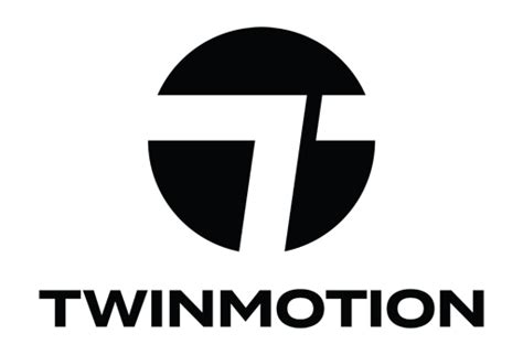 Illustration du logo Twinmotion ou une scène 3D réaliste créée avec le logiciel.