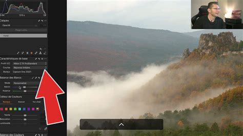 Comparaison visuelle des profils par défaut et linéaire dans Lightroom