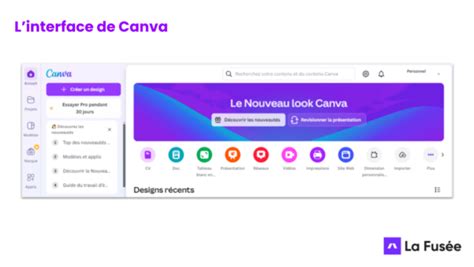 Interface de Canva avec les règles et les guides affichés sur un design.