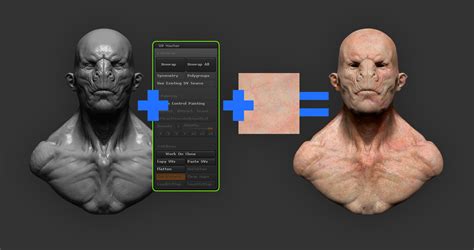 Interface de UV Master dans ZBrush
