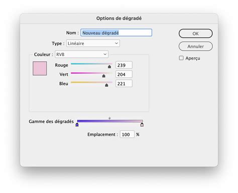 Schéma expliquant les réglages de l'espace colorimétrique dans InDesign