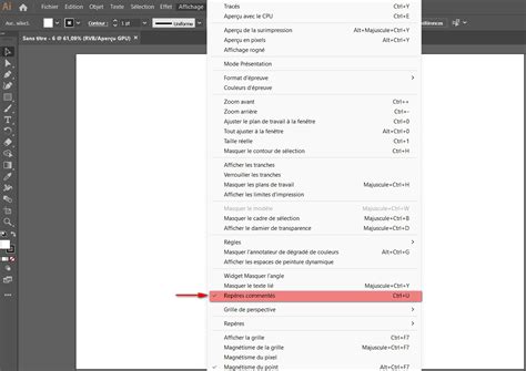Illustration montrant l'utilisation des repères commentés pour aligner des formes dans Photoshop