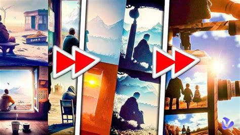 Comparaison avant/après l'application d'effets spéciaux pour améliorer le réalisme.