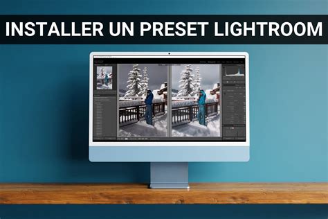 Interface d'importation de presets dans Lightroom.