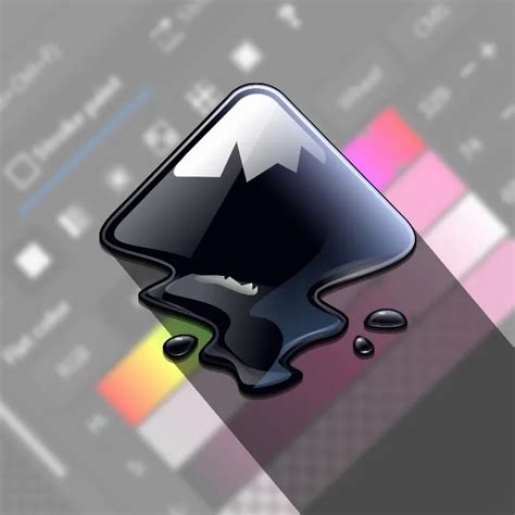 Exemple d'illustration vectorielle avec des calques d'ombres appliqués dans Inkscape