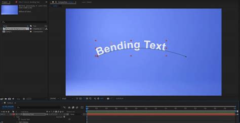 Texte animé suivant un masque dans After Effects