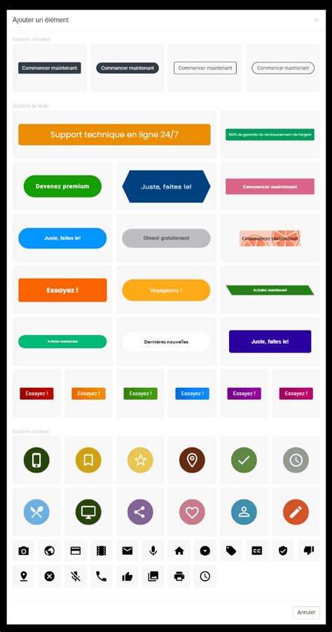 Exemple de création d'un bouton web avec des effets de dégradé et de transparence dans Photofiltre
