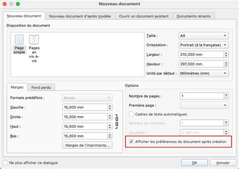 Illustration de l'interface d'exportation PDF dans Scribus avec les options disponibles.