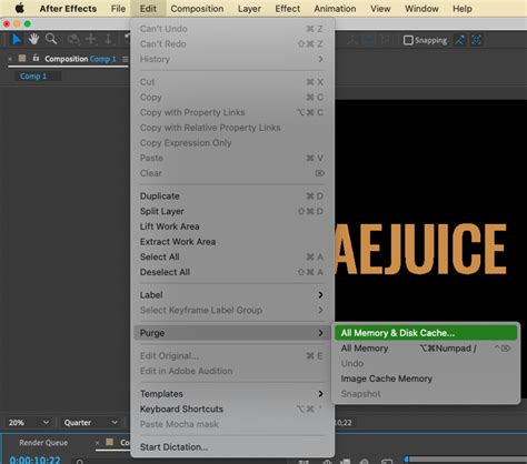 Capture d'écran montrant l'option 