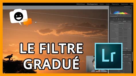 Schéma illustrant le fonctionnement du filtre gradué dans Lightroom