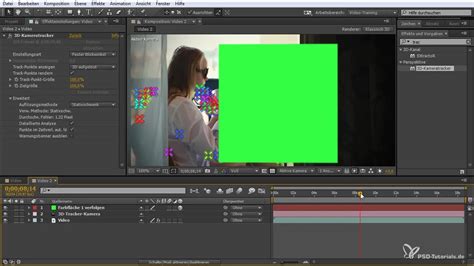 Interface du plug-in Cineware dans After Effects, montrant les options de rendu et de caméra