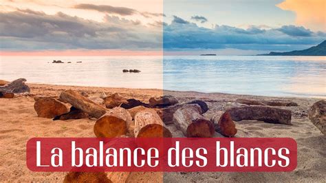 Comparaison d'une photo avec et sans correction de la balance des blancs
