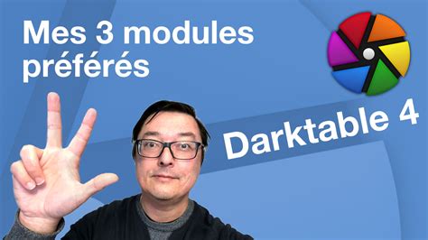 Interface de Darktable avec les modules minimisés, présentant un espace de travail épuré