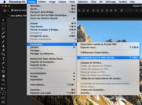 Interface de l'outil 