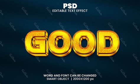 Exemple de texte 3D avec effet d'extrusion dans After Effects, montrant la profondeur et le biseau.