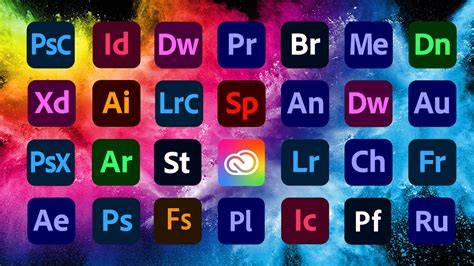 Schéma illustrant l'interconnexion des logiciels Adobe Creative Cloud