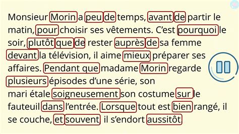 Exemple de texte avec des mots mis en évidence par des majuscules