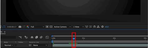 Fenêtre des paramètres de composition dans After Effects