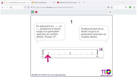 Illustration du processus de création de graduations répétées pour un compteur