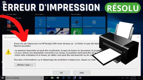 Capture d'écran du message d'erreur GIMP concernant le plugin 