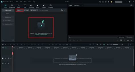 Interface de Wondershare Filmora montrant les options de personnalisation de texte et de masquage.