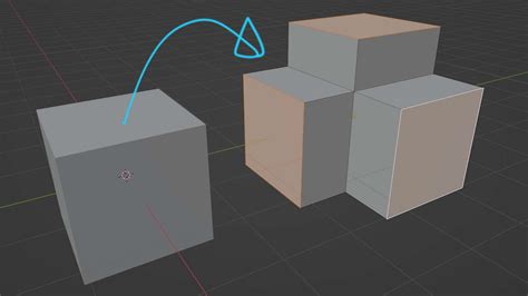 Schéma montrant l'utilisation des outils Scale et Extrude dans Blender pour modéliser une poignée
