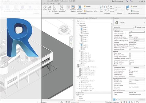 Illustration de l'interface Revit montrant les paramètres de famille pour une poignée de porte