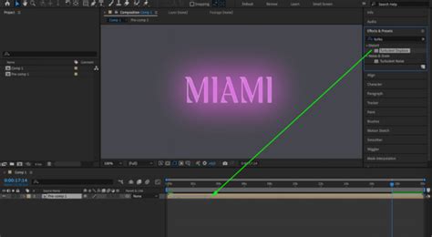 Schéma des paramètres principaux de l'effet Shatter dans After Effects