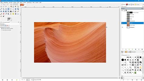Utilisation de l'outil de mise à l'échelle dans GIMP